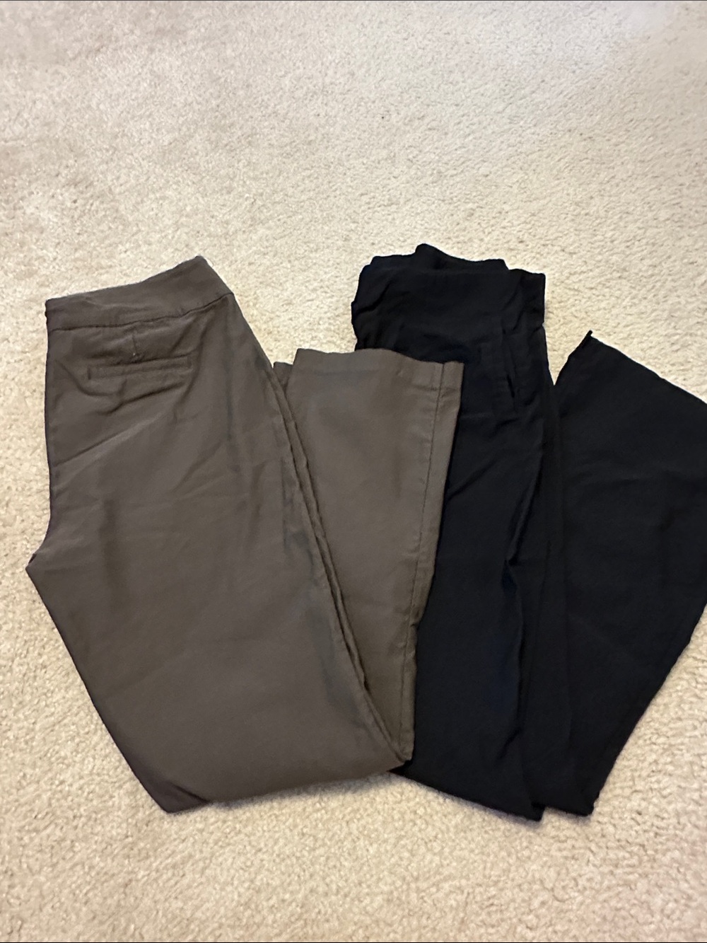 Tribal Pull-On Dress Pants in Black and brown. Great staples for the office.